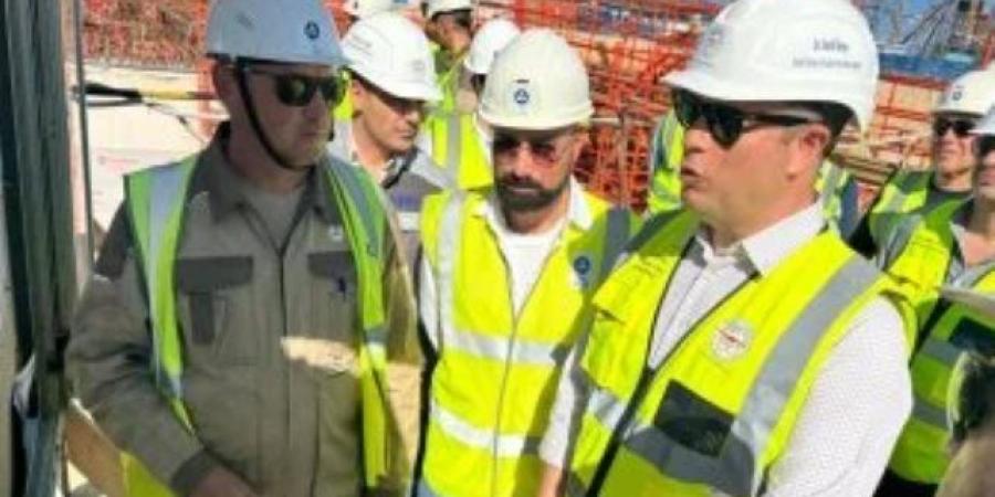 رئيس المحطات النووية يجرى جولة تفقدية لمتابعة الموقف التنفيذي بموقع بالضبعة
